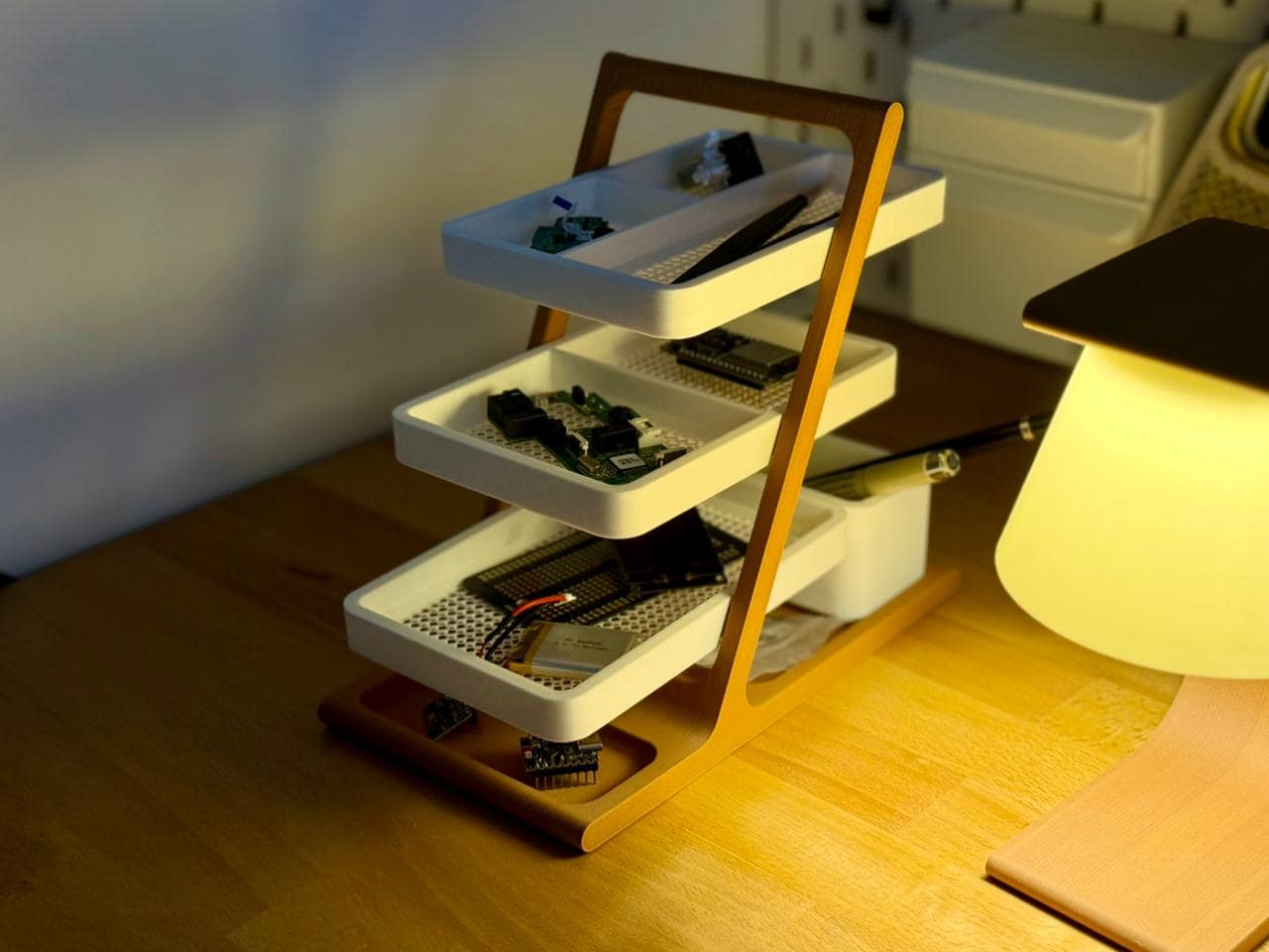 Organizador modular de escritorio